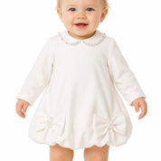 Bimbalo - Puffball Bow Dress - Cream