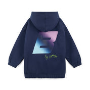 BONINI BY A DEE - Oversized Hoodie Sparkle - Blue Navy