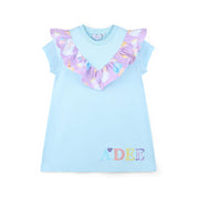 A DEE - Scarlett Pastel Parlour Ice Cream Print Legging Set - Blue