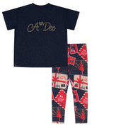 A DEE - From A Dee With Love Ria Baggy Tee Legging Set - Dark Navy