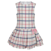 Daga - Fluffy Chic Pinafore Dress & Blouse - Cream