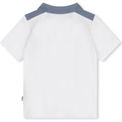 BOSS - Toddler Colour Block Polo -  Blue