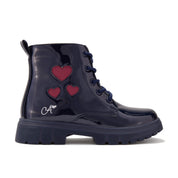 A DEE - Amore Heart Boot - Dark Navy