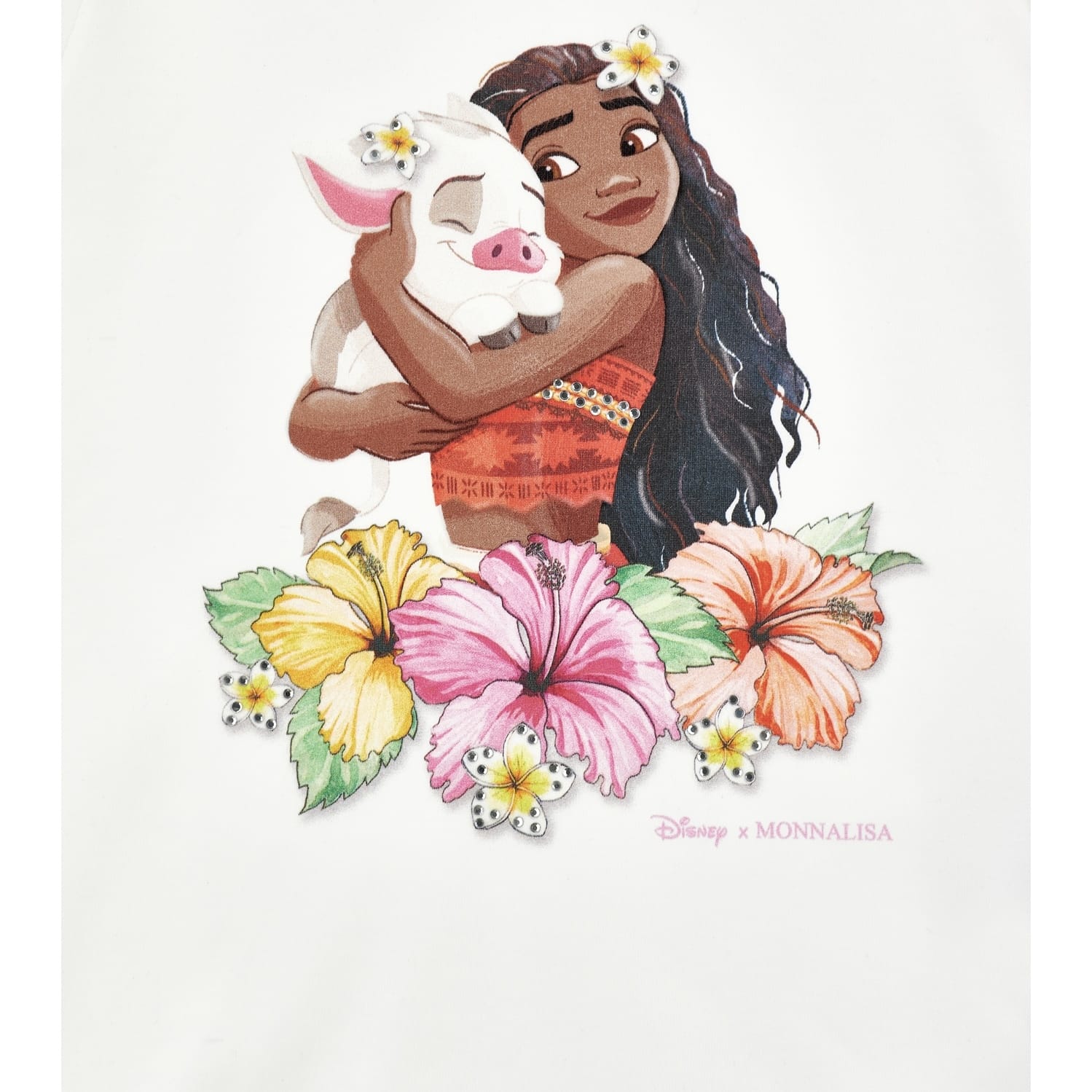 MONNALISA - Moana Top & Skirt Set - Pink