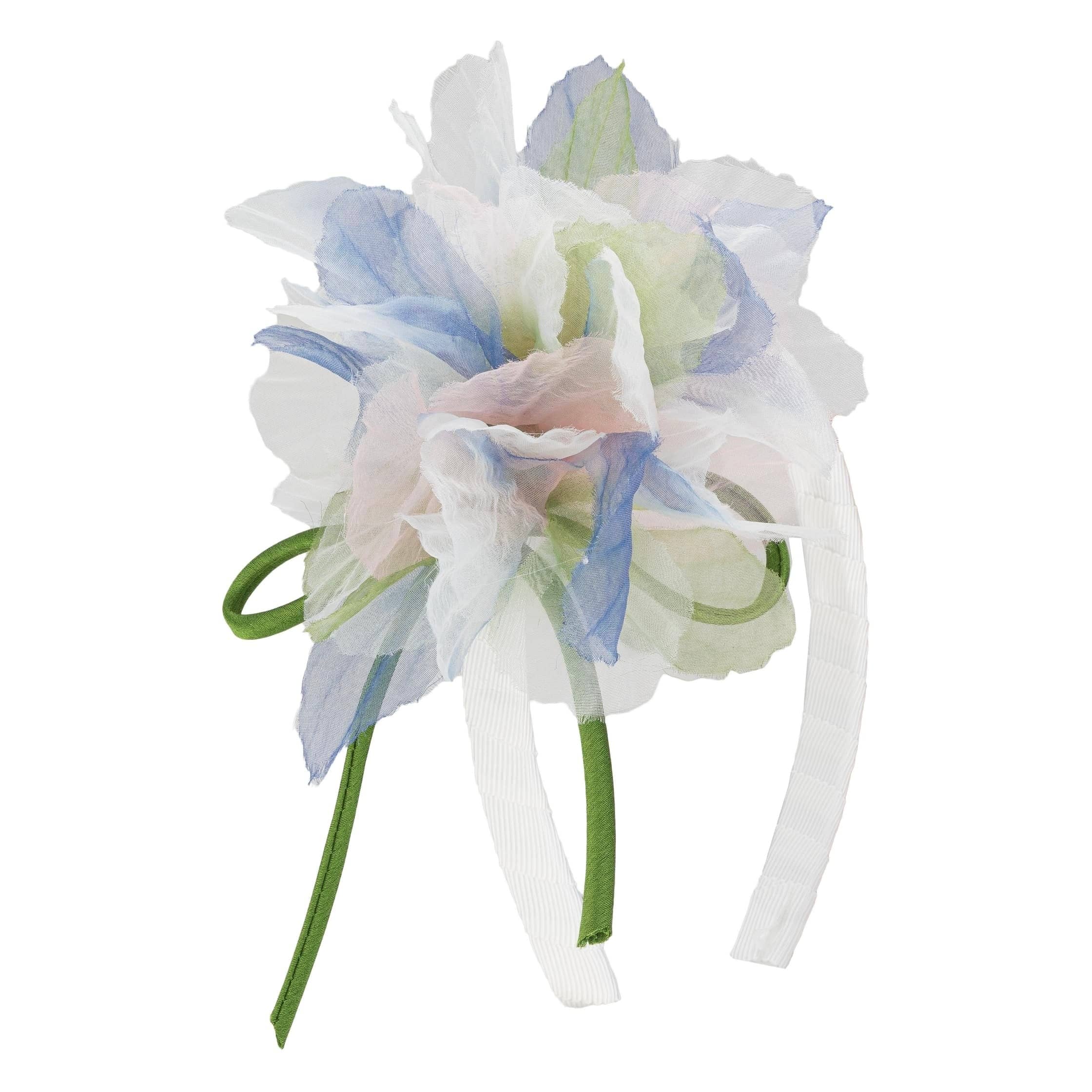 Daga - Pastel Bloom Embellished Hairband - White