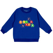 MITCH & SON - Vex Primary Puzzles Jigsaw Sweat Tracksuit - Blue