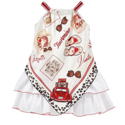 MONNALISA - Italia Dress - White