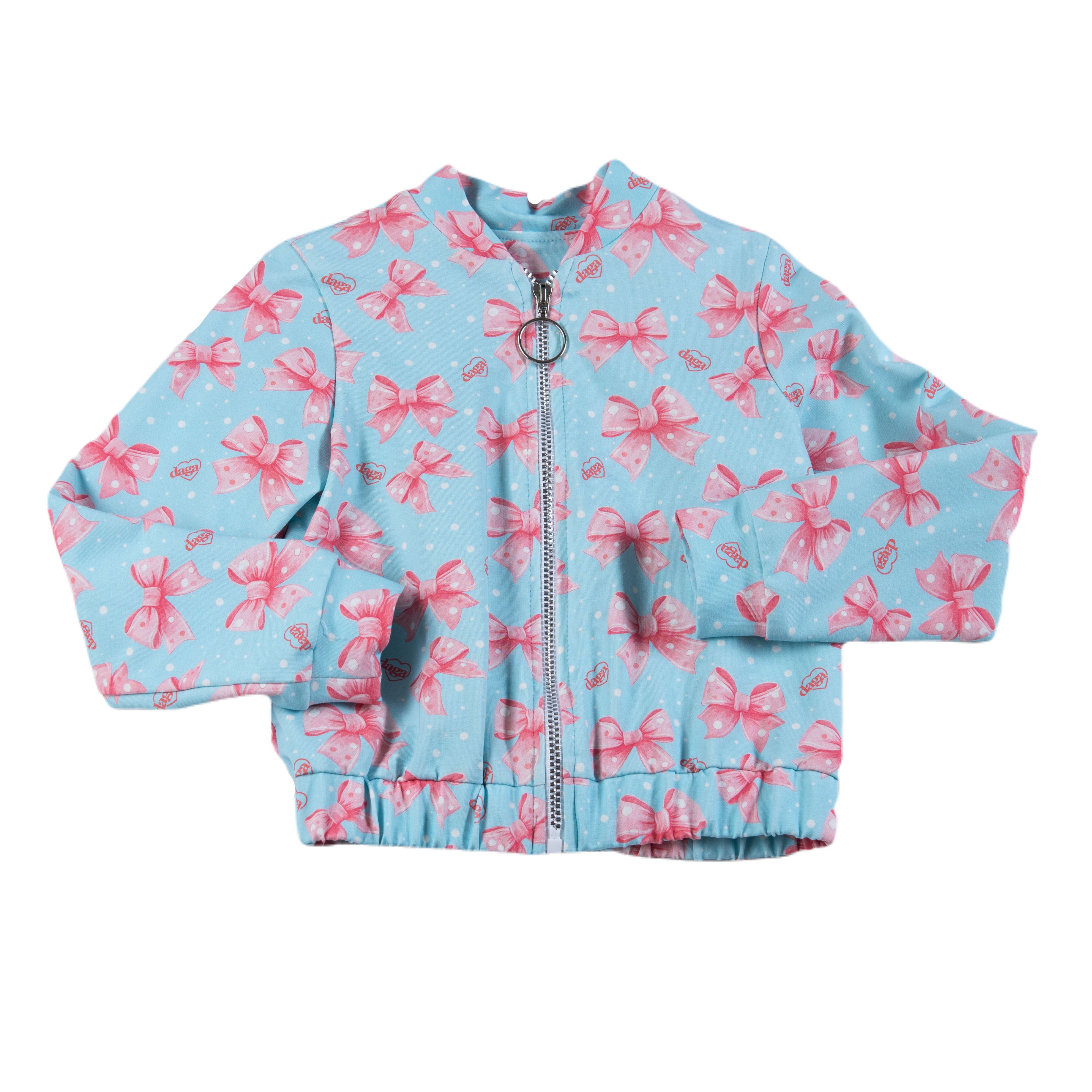 Daga - Magic Bows Bomber Jersey Jacket - Turquoise