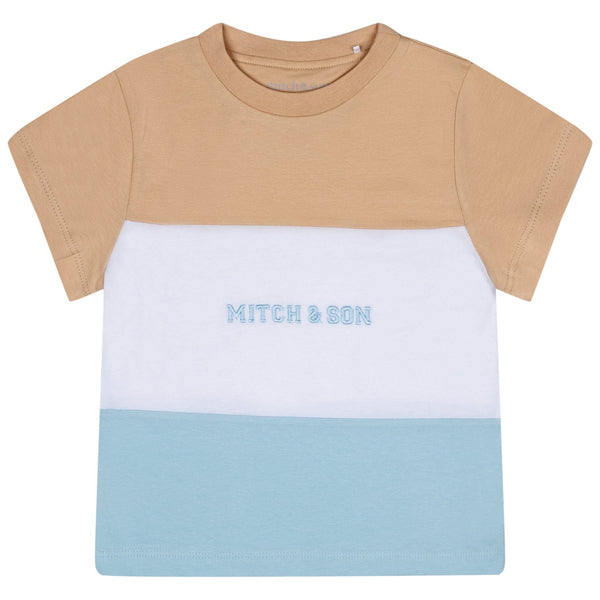 MITCH & SON - Toby Sandy Shores Cut & Sew Logo Soft Set - Sky Blue