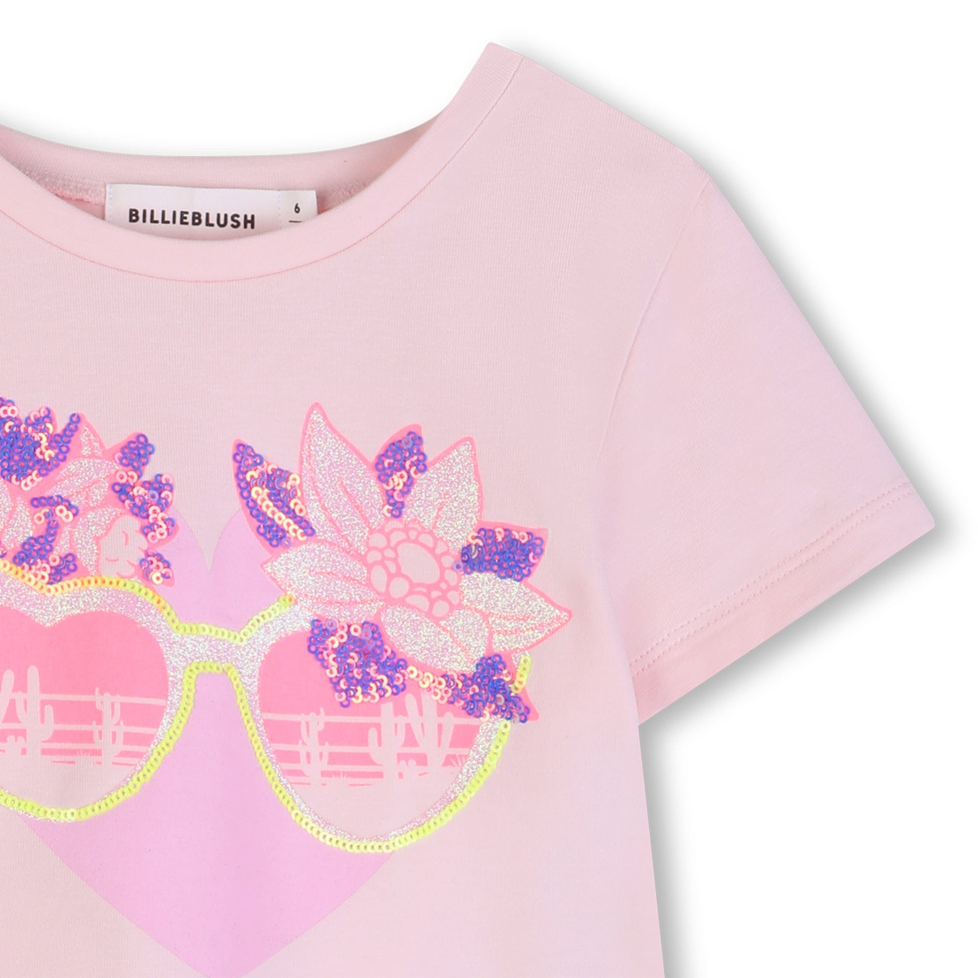 BILLIEBLUSH - Sequin Jacket With Top & Shorts - Pink