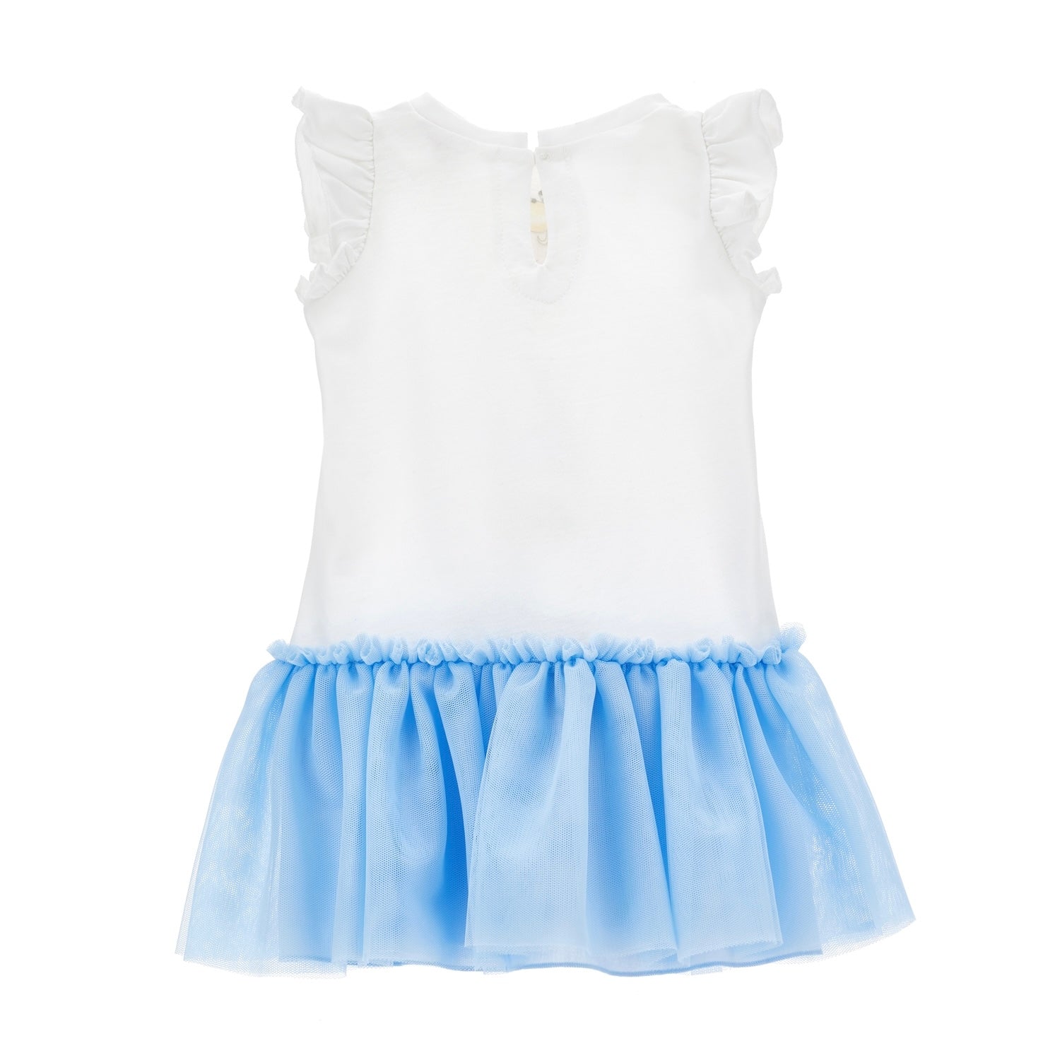 MONNALISA - Alice In Wonderland Bebe Jersey Dress - Blue