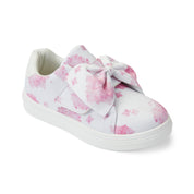 A DEE -  Bowie Heavenly Hydrangea Printed Bow Trainer - Pink Blossom