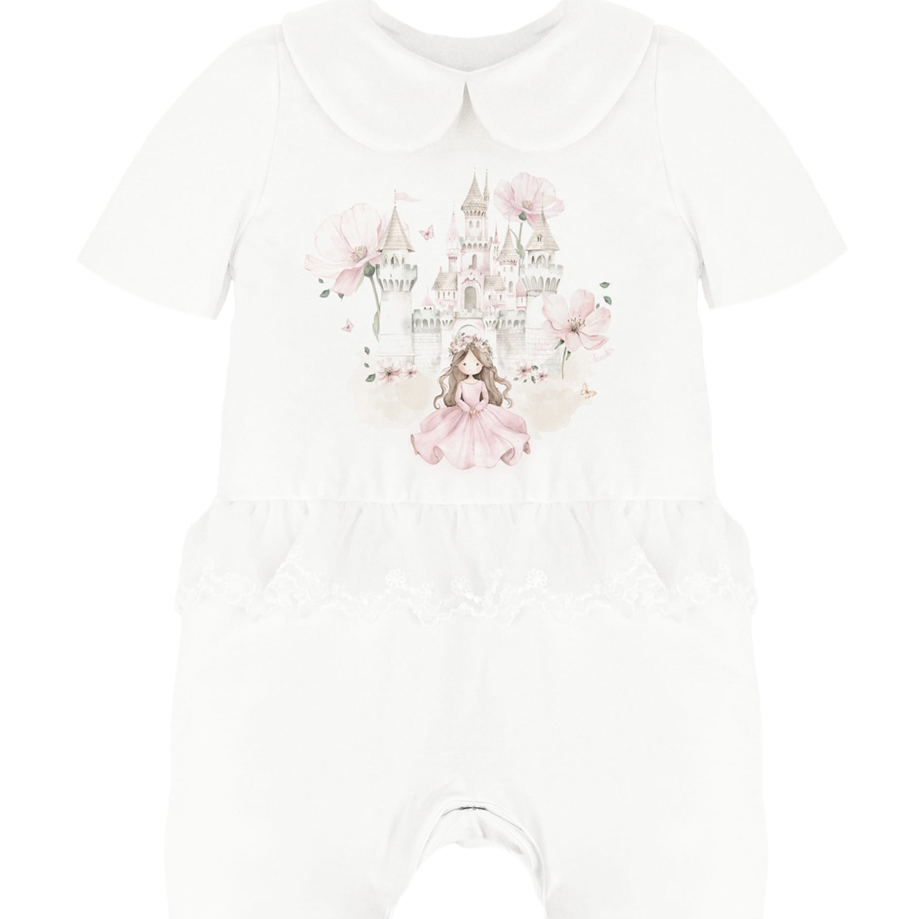 JAMIKS - Cotton Else Princess Romper - Pink