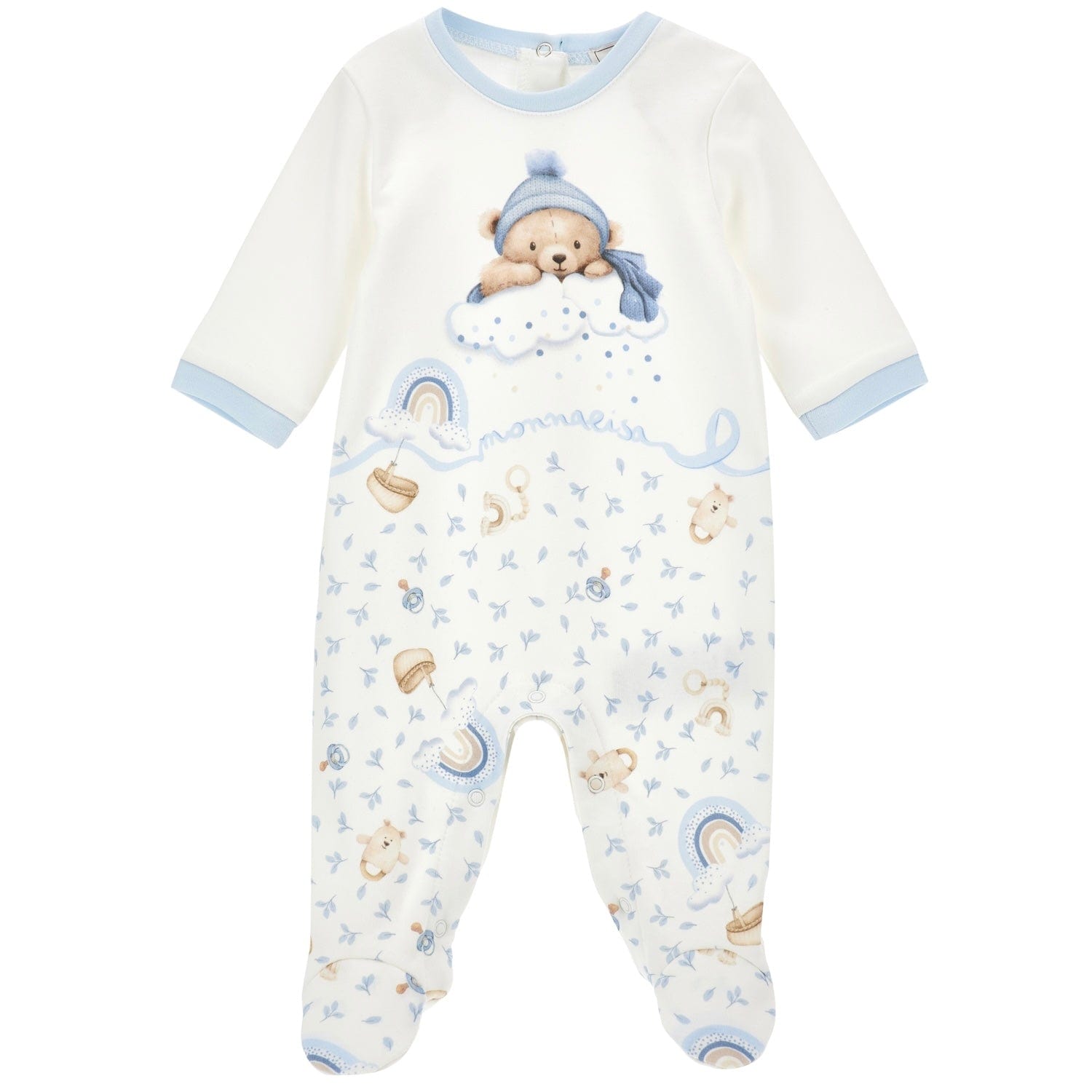 MONNALISA - Bear Two Piece Set - Blue