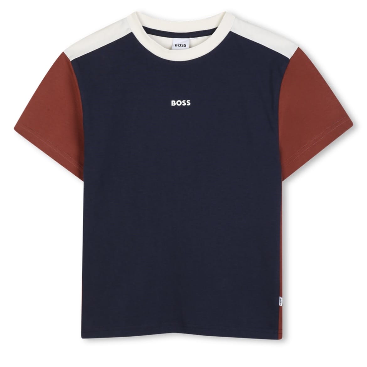 BOSS - Colour Block Three Piece Zip Hoodie Tracksuit Set  -  Navy