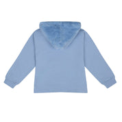 A DEE - A Dee On Ice Peaches Faux Fur Hoody Set - Iced Blue