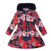 A DEE - From A Dee With Love Riley Envelope Print Jacket - Dark Navy