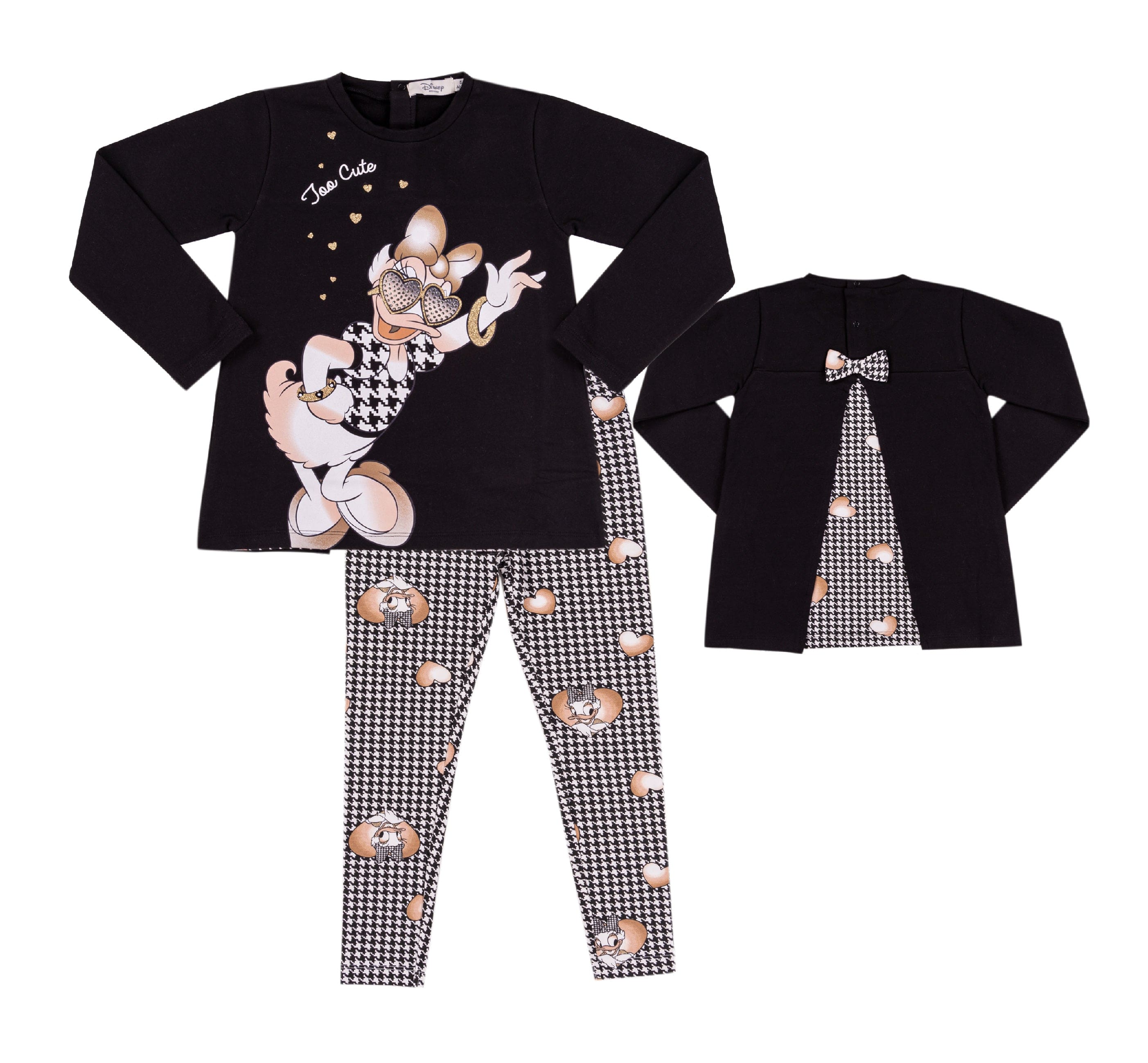 EMC - Disney Daisy Duck Too Cute Legging Set - Black