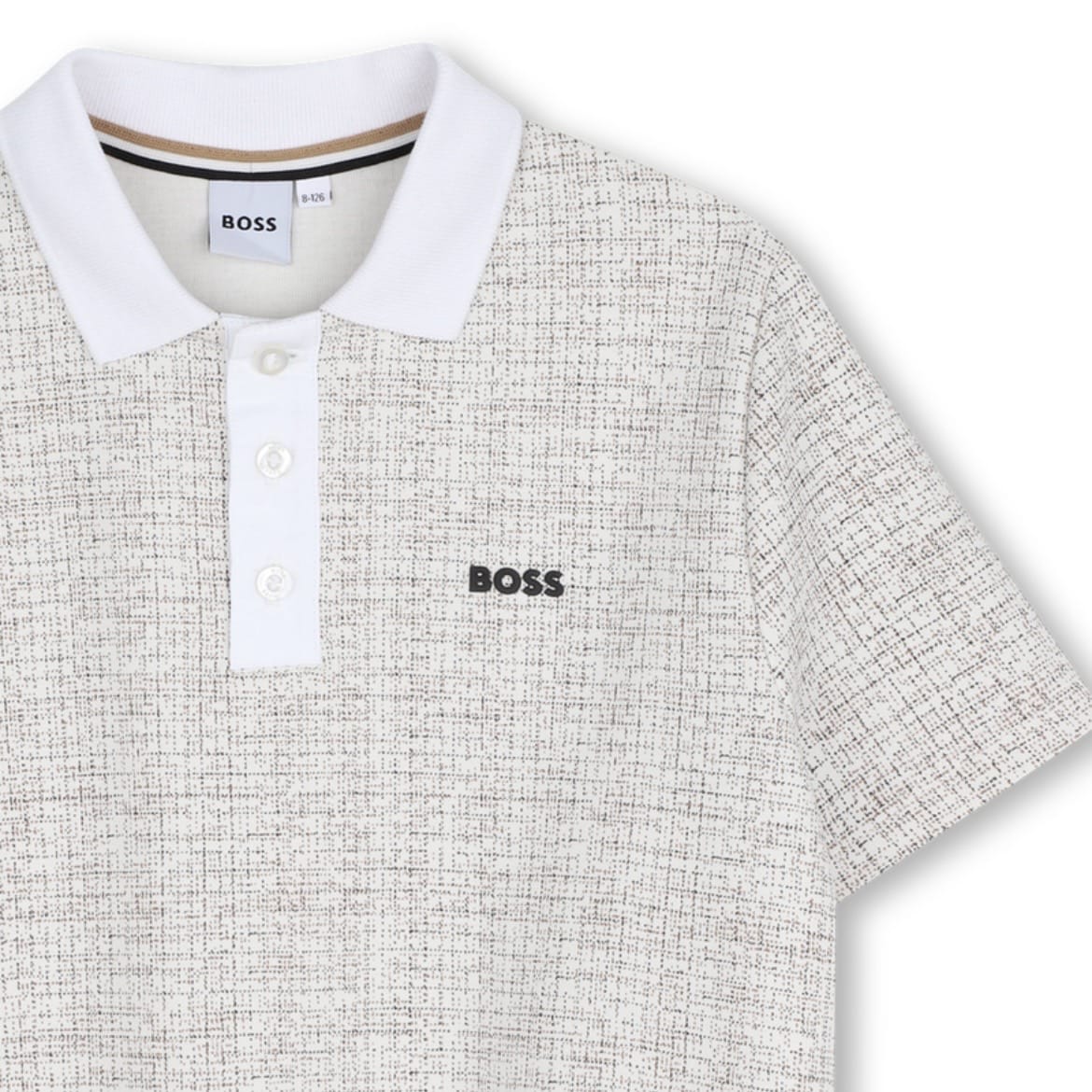 BOSS - Logo Polo -  Ivory