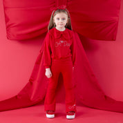 A DEE - Christmas Capsule Amara Flare Tracksuit - Red