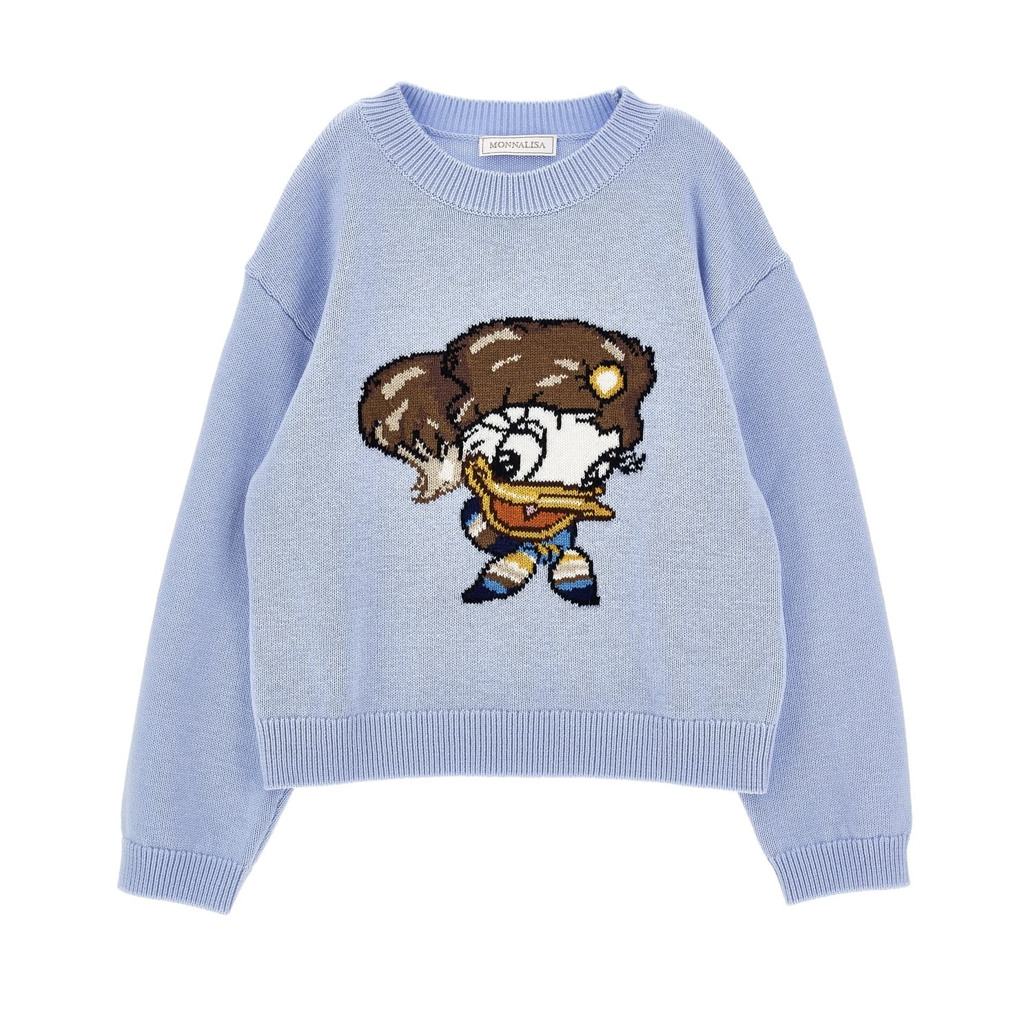 MONNALISA - Daisy Duck Jumper, Blouse & Skirt Set - Blue