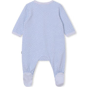 HUGO BOSS - Logo  Babygrow -  Blue