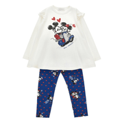 MONNALISA - Minnie Leggings Set - Blue