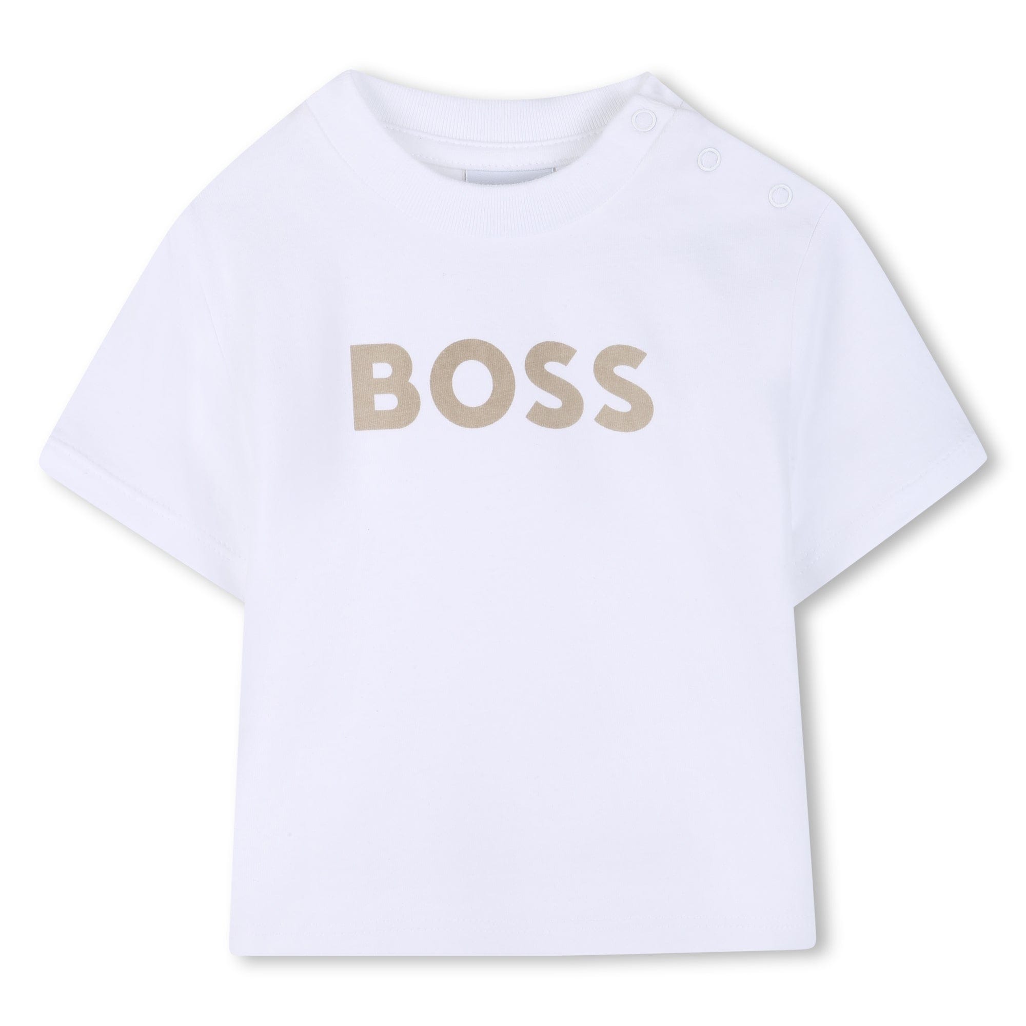 BOSS - Logo Stripe Short Set -  Stone