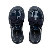 A DEE - Back To School Mary Bow Shoe - Navy