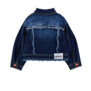 MONNALISA - Hello Kitty Denim Jacket - Blue