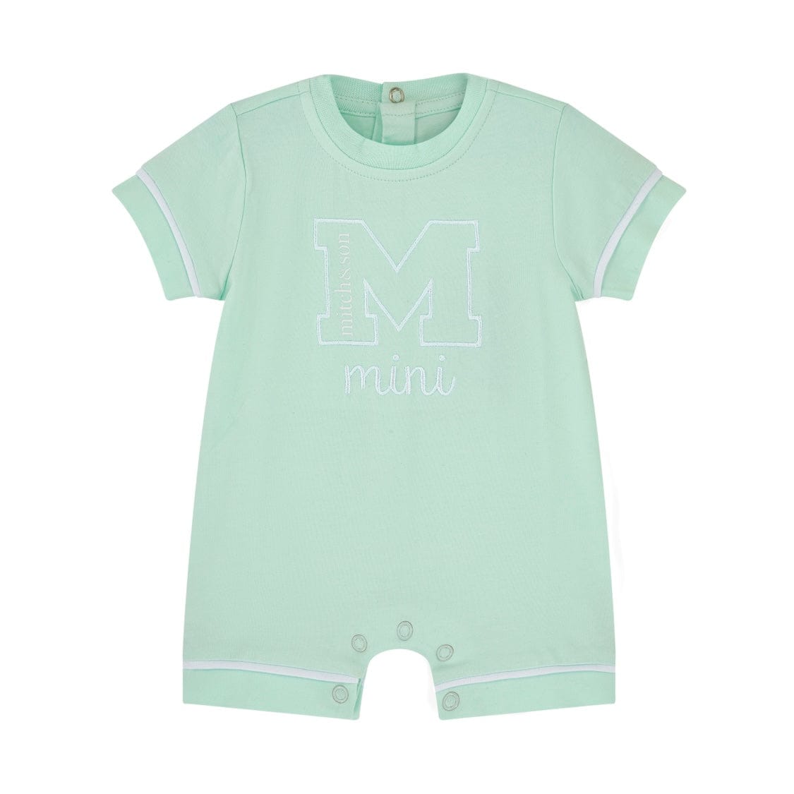MITCH & SON MINI -  Nelson Blue Breeze Romper - Mint