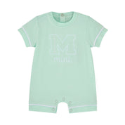 MITCH & SON MINI -  Nelson Blue Breeze Romper - Mint