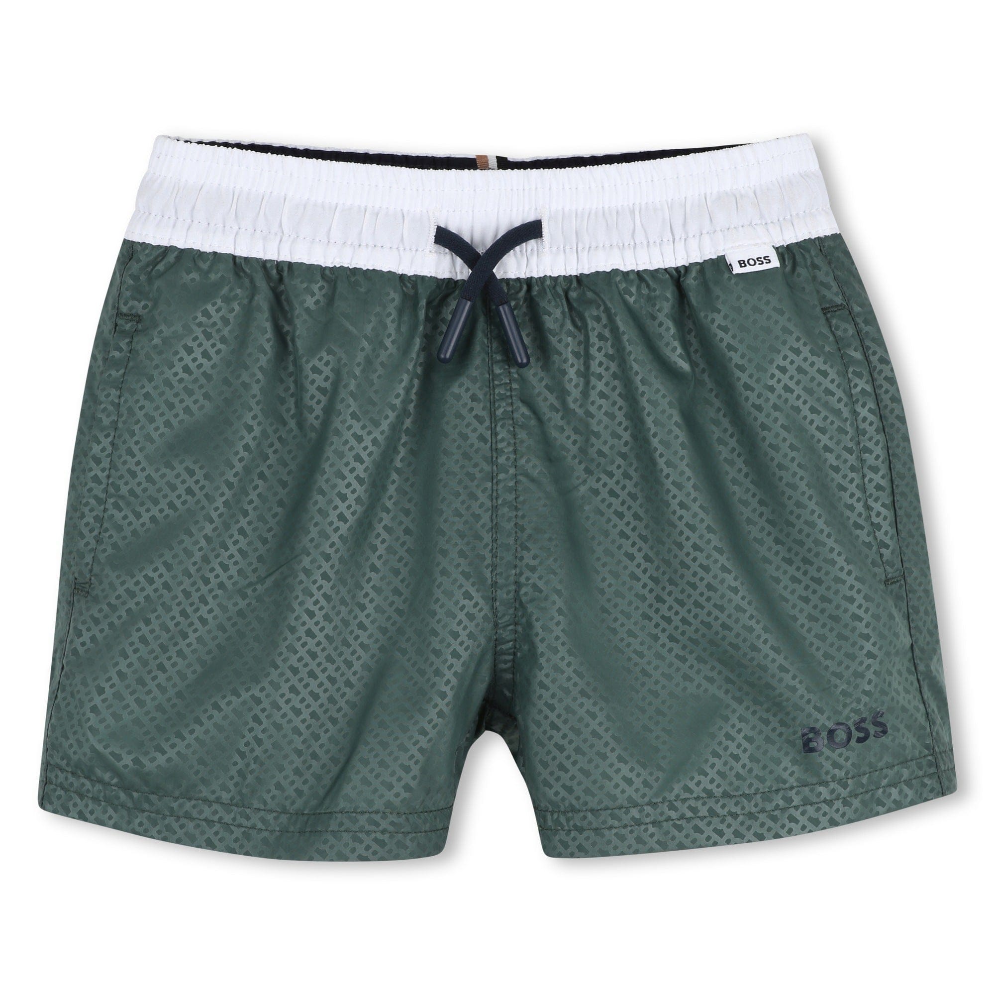 BOSS - Toddler Swim Short Logo Set - Green