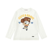 MONNALISA - Daisy Duck Top & Skirt Set - Navy