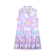 A DEE - Serenity Pastel Parlour Ice Cream Print Tennis Dress - Lilac
