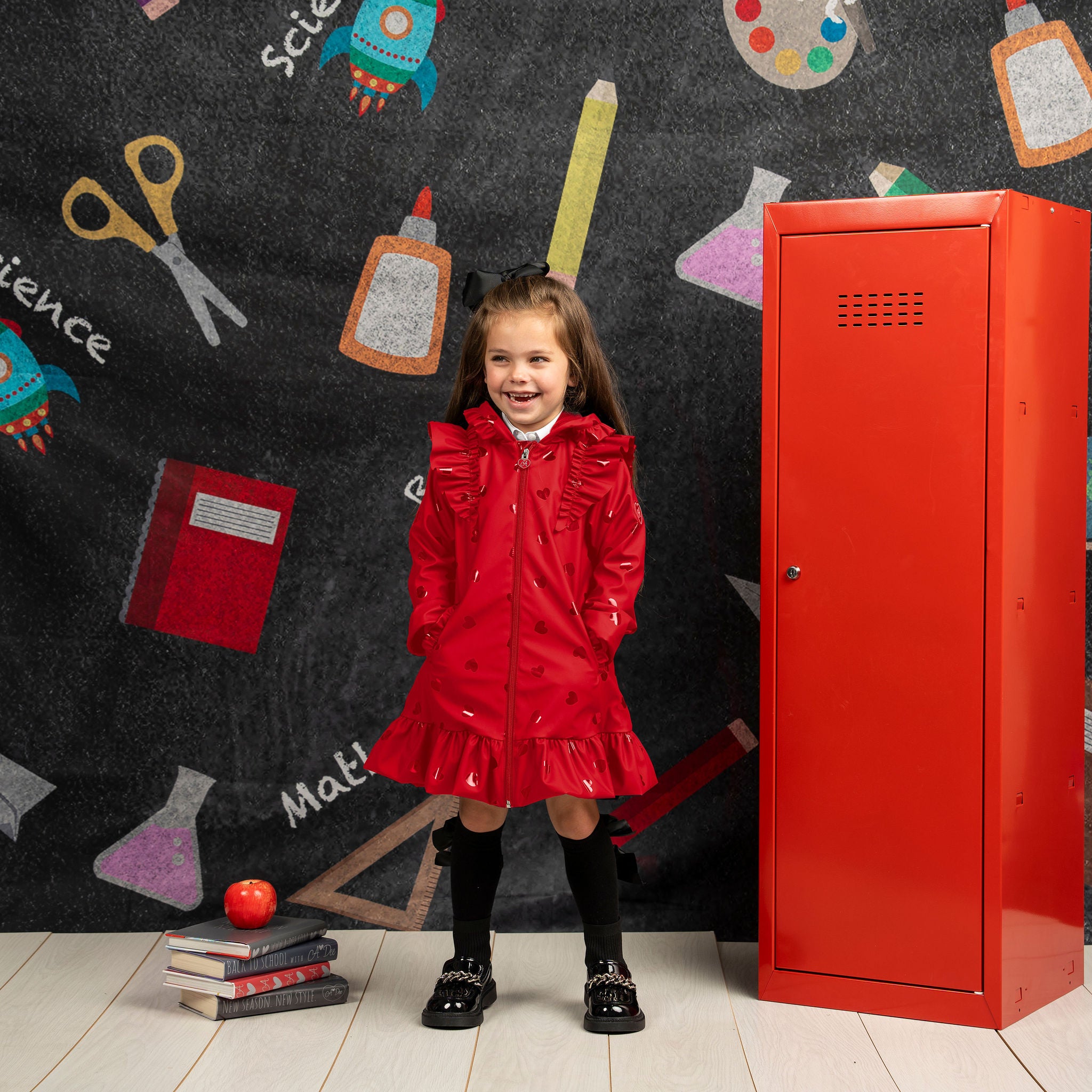 A DEE - Back To School Stella Raincoat - Red