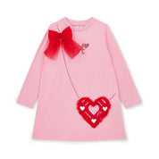 A DEE -  Love Story Lotus Jersy Handbag Dress - Peony Pink