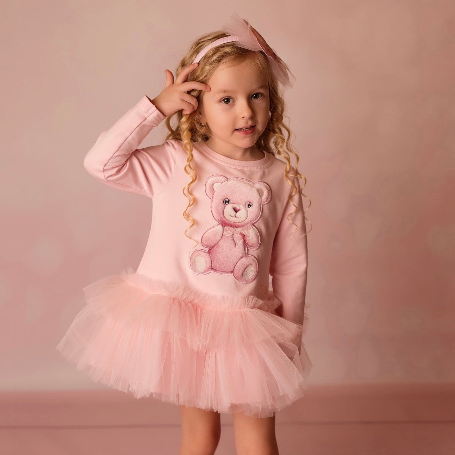 Daga - Teddy Bear Dream Dress - Pink