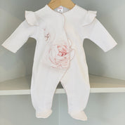 SOFIJA - Swan Rose Babygrow, Swaddle Blanket & Hat