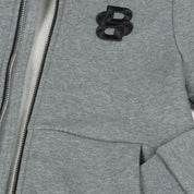 BOSS - Zip Hoodie Double B Monogram Tracksuit  -  Grey