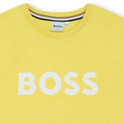 BOSS - Logo T Shirt - Yellow