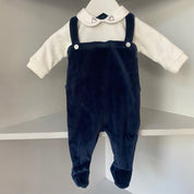 Coccode - Peter Pan Collar Babygrow - Blue