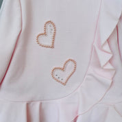 Bimbalo - Pearl Detail Heart Dress - Baby Pink