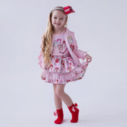 Daga - Magical Surprises  Two Piece Skirt Set - Pink