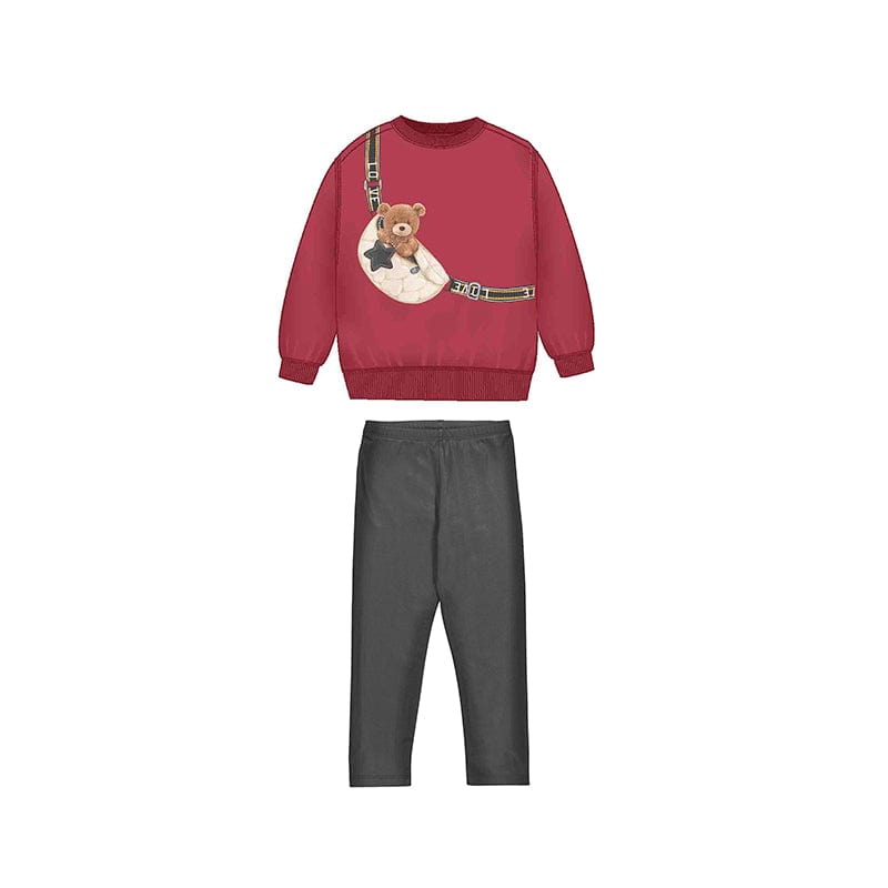 MAYORAL -  Bear Legging Set - Lead