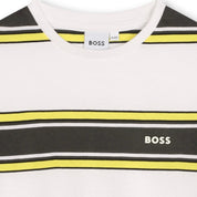 BOSS - Stripe T Shirt - Yellow