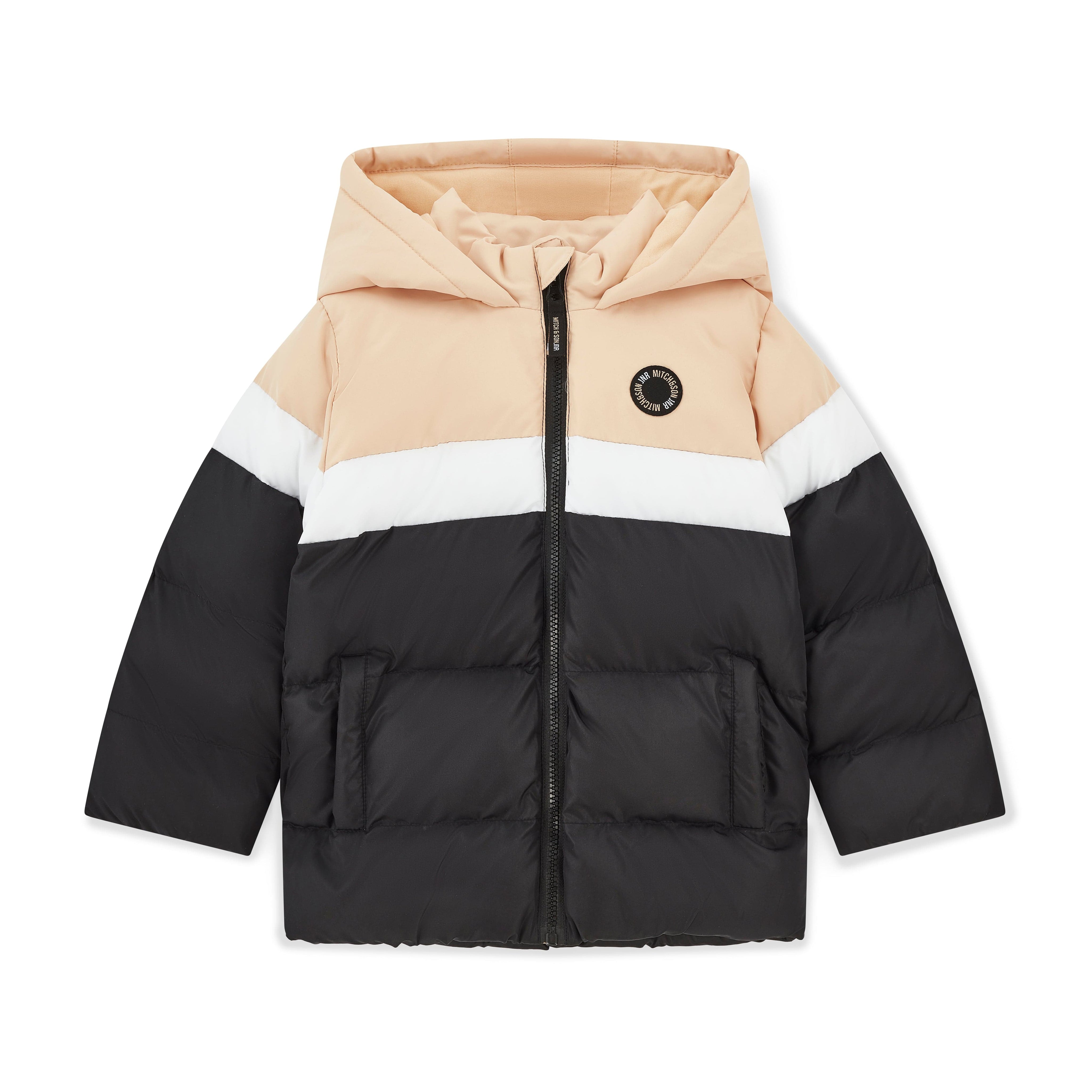 MITCH & SON - JNR Levi Colour Block Jacket - Black
