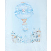FIRST BABY - Hot Air Ballon Blanket - Blue