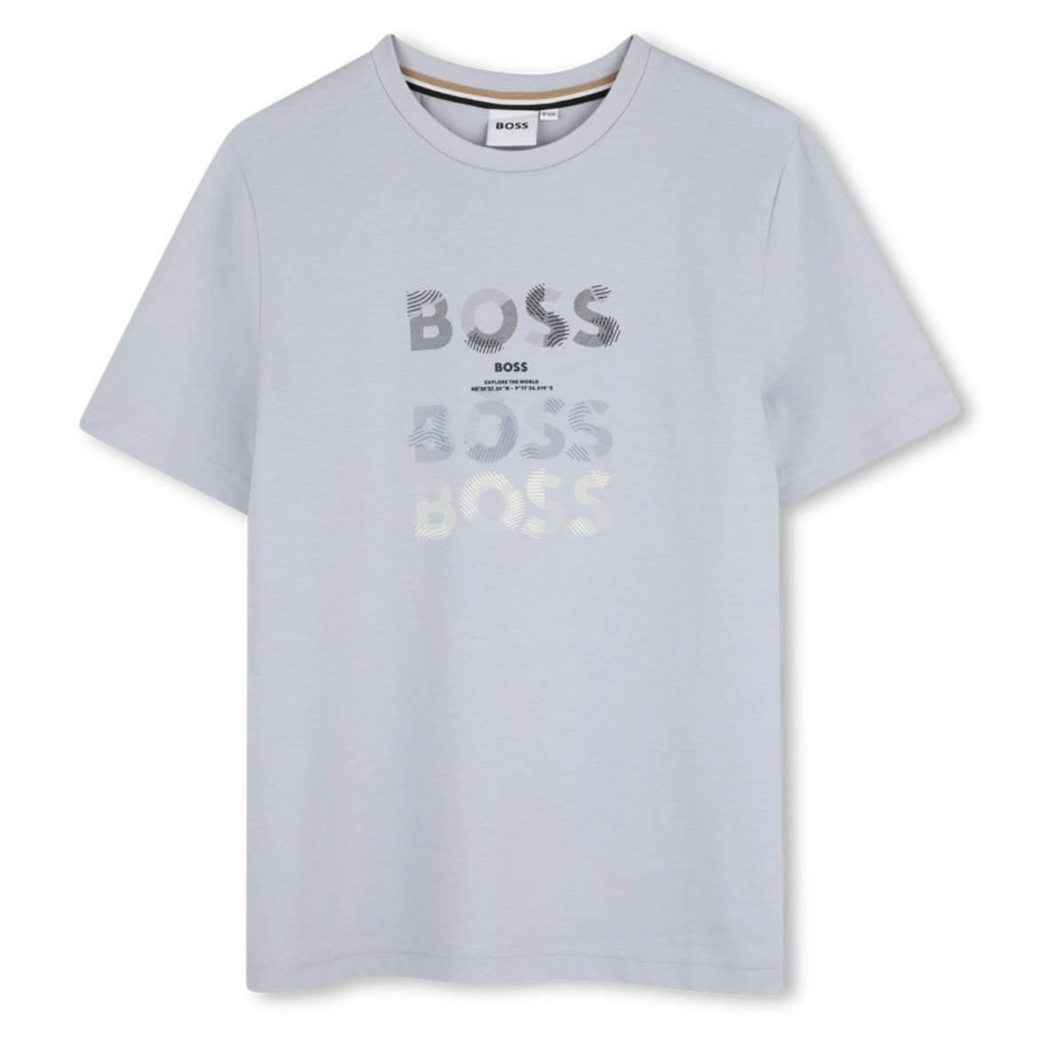 BOSS - Small Logo T-Shirt -  Blue