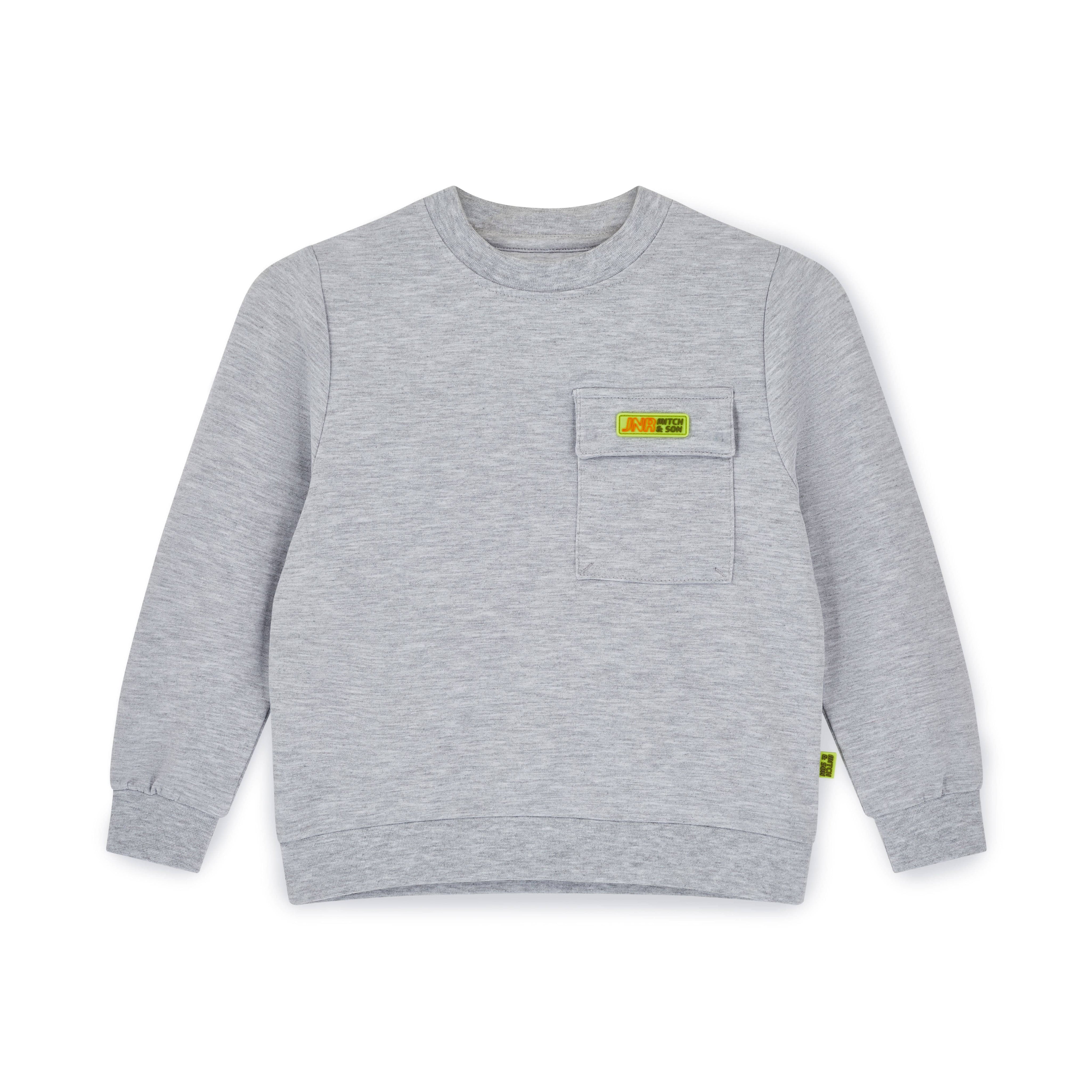 MITCH & SON - JNR Rex Cargo Sweat Set - Grey Marl